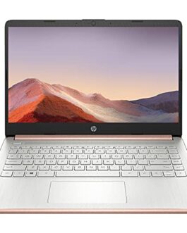 2021 Newest HP Premium 14-inch HD Laptop, Intel Dual-Core Processor Up to 2.8GHz, 4GB RAM, 64GB eMMC Storage, Webcam, Bluetooth, HDMI, Wi-Fi, Rose Gold, Windows 10 with 1 Year Microsoft 365