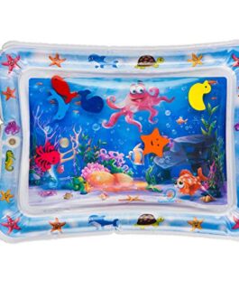 Splashin\kids Inflatable Tummy Time Premium Water mat Infants and Toddlers is The Perfect Fun time Play Activity Center Your Baby\s Stimulation Growth
