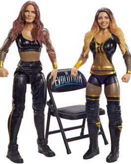 WWE Lita vs Trish Stratus Battle Pack Series #64 with Two 6-inch Articulated Action Figures & Ring Gear